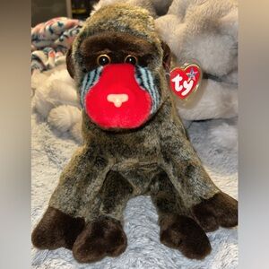 Ty Beanie Baby Cheeks The Baboon